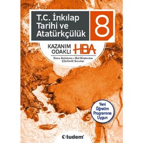 8.Sınıf İnkılap Tarihi Konu Anlatımlı Kazanım Odaklı HBA Tudem Yayınları