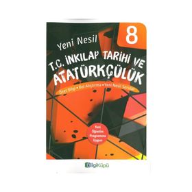 8. Sınıf İnkılap Tarihi Soru Bankası Bilgi Küpü Yayınları