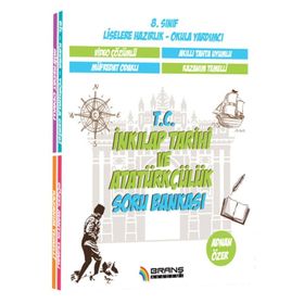 8.Sınıf İnkılap Tarihi Soru Bankası Branş Akademi Yayınları