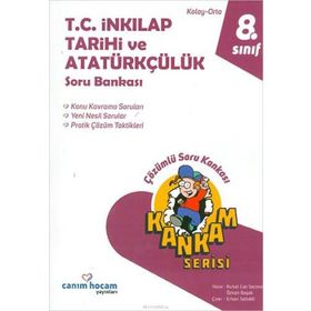 8. Sınıf İnkılap Tarihi Soru Bankası-Canım Hocam Yayınları