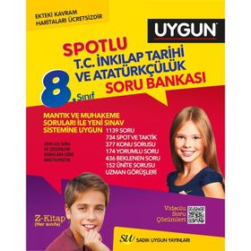 8. Sınıf İnkılap Tarihi Spotlu Soru Bankası Sadık Uygun Yayınları Komisyon Sadık Uygun Yayınları