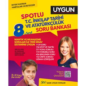 8. Sınıf İnkılap Tarihi Spotlu Soru Bankası Sadık Uygun Yayınları Komisyon Sadık Uygun Yayınları