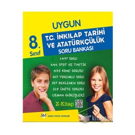 8. Sınıf İnkılap Tarihi Spotlu Soru Bankası Sadık Uygun Yayınları Komisyon Sadık Uygun Yayınları