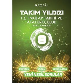 8.Sınıf İnkilap Tarihi Takım Yıldızı Soru Bankası Netbil Yayınları
