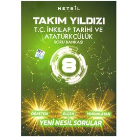 8.Sınıf İnkilap Tarihi Takım Yıldızı Soru Bankası Netbil Yayınları