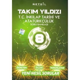 8.Sınıf İnkilap Tarihi Takım Yıldızı Soru Bankası Netbil Yayınları
