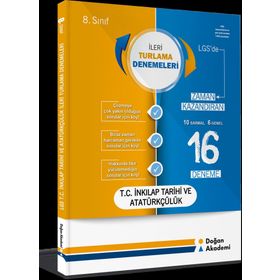 8. Sınıf İnkılap Tarihi Ve Atatürkçülük İleri Turlama Denemeleri - Doğan Akademi Yayınları