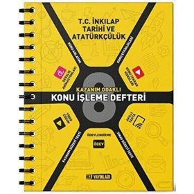8. Sınıf İnkılap Tarihi ve Atatürkçülük Konu İşleme Defteri Hız Yayınları