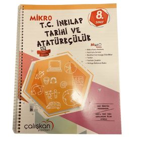 8. Sınıf İnkılap Tarihi ve Atatürkçülük Mikro Defter - Çalışkan Yayınları