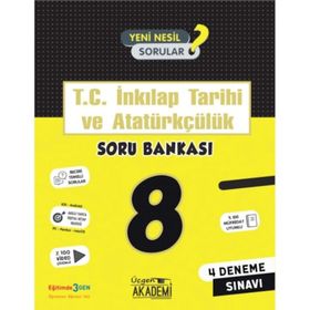 8. Sınıf İnkılap Tarihi ve Atatürkçülük Soru Bankası-Üçgen Akademi Yayınları
