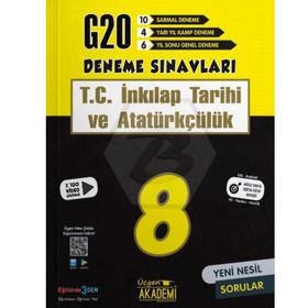 8. Sınıf İnkılap Tarihi ve Atatürkçülük Soru Bankası-Üçgen Akademi Yayınları