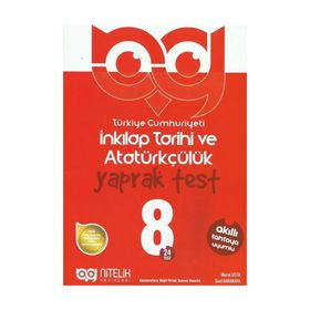 8. Sınıf İnkılap Tarihi Ve Atatürkçülük Yaprak Test Nitelik Yayınları