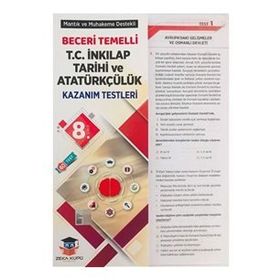 8.sınıf İnkilap Tarihi Yaprak Test Zeka Küpü Yayınları
