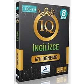 8. Sınıf IQ İngilizce 16'lı Deneme 1. Dönem Konuları - Paraf Yayınları