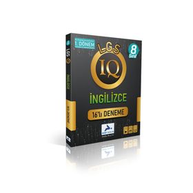 8. Sınıf IQ İngilizce 16'lı Deneme 1. Dönem Konuları - Paraf Yayınları