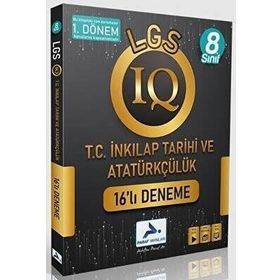 8. Sınıf IQ İnkılap Tarihi 16'lı Deneme 1. Dönem Konuları - Paraf Yayınları