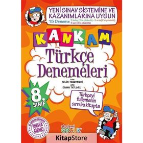 8. Sınıf Kankam Türkçe Denemeleri / Selim Tanrıverdi / Akademi Çocuk Yayınları