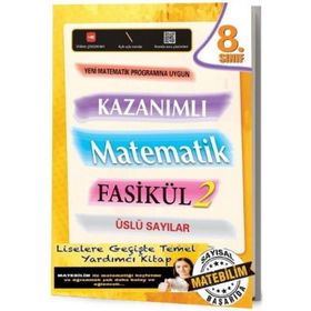 8.Sınıf Kazanımlı Matematik Fasikül 2 Üslü Sayılar - Ünal İşcan