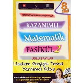 8.Sınıf Kazanımlı Matematik Fasikül 2 Üslü Sayılar - Ünal İşcan