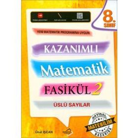 8.Sınıf Kazanımlı Matematik Fasikül 2 Üslü Sayılar - Ünal İşcan