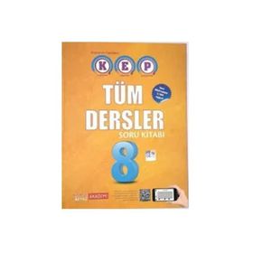 8.Sınıf KEP Tüm Dersler Soru Bankası - Kırmızı Beyaz Yayınları