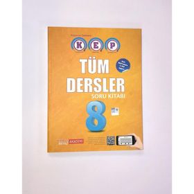 8.Sınıf KEP Tüm Dersler Soru Bankası - Kırmızı Beyaz Yayınları