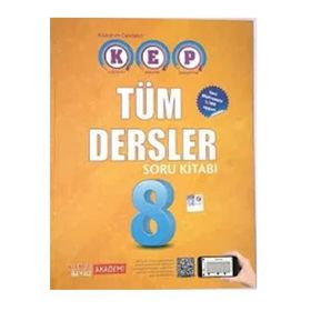 8.Sınıf KEP Tüm Dersler Soru Bankası - Kırmızı Beyaz Yayınları