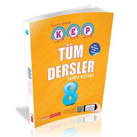 8.Sınıf KEP Tüm Dersler Soru Bankası - Kırmızı Beyaz Yayınları