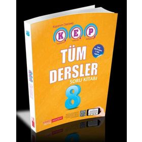 8.Sınıf KEP Tüm Dersler Soru Bankası - Kırmızı Beyaz Yayınları