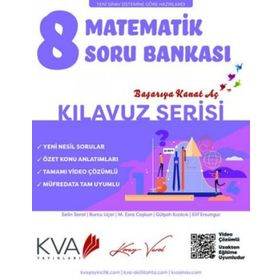 8. Sınıf Kılavuz Serisi Matematik Soru Bankası KVA Yayınları