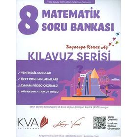 8. Sınıf Kılavuz Serisi Matematik Soru Bankası KVA Yayınları