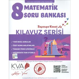 8. Sınıf Kılavuz Serisi Matematik Soru Bankası KVA Yayınları