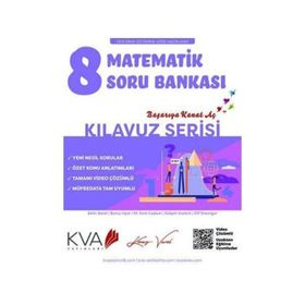 8. Sınıf Kılavuz Serisi Matematik Soru Bankası KVA Yayınları