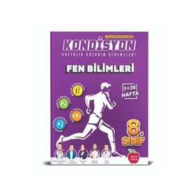 8. Sınıf Kondisyon + Fen Bilimleri Denemesi 37 Hafta Newton Yayınları