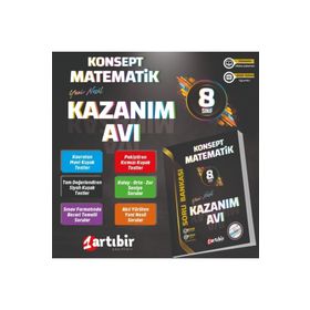 8. Sınıf Konsept Matematik Kazanım Avı Soru Bankası Artıbir Yayınları