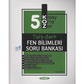 8. Sınıf Koz Tatlı Sert Fen Bilimleri Soru Bankası-Gama Yayınları