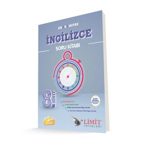 8. Sınıf Kronometre İngilizce Soru Bankası Limit Yayınları