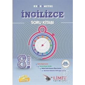 8. Sınıf Kronometre İngilizce Soru Bankası Limit Yayınları