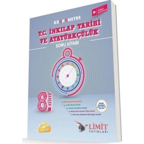8. Sınıf Kronometre T.C. İnkılap Tarihi ve Atatürkçülük Soru Bankası Limit Yayınları