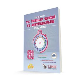 8. Sınıf Kronometre T.C. İnkılap Tarihi ve Atatürkçülük Soru Bankası Limit Yayınları