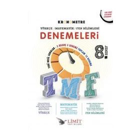 8 Sınıf Kronometre TMF Denemeleri Limit Yayınları