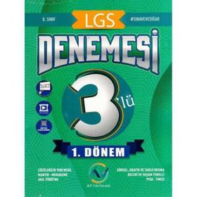 8. Sınıf LGS 1. Dönem 3'lü Denemesi-Av Yayınları