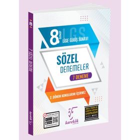 8. Sınıf Lgs 1. Dönem 7'li Sözel Deneme Seti - Karekök Yayınları