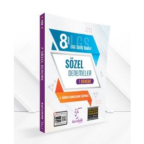 8. Sınıf Lgs 1. Dönem 7'li Sözel Deneme Seti - Karekök Yayınları
