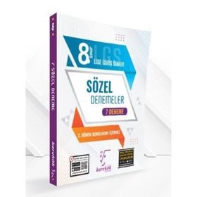 8. Sınıf Lgs 1. Dönem 7'li Sözel Deneme Seti - Karekök Yayınları