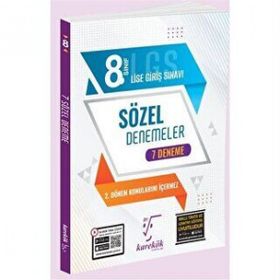 8. Sınıf Lgs 1. Dönem 7'li Sözel Deneme Seti - Karekök Yayınları