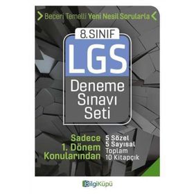 8. Sınıf LGS 1. Dönem Beşli LGS Denemesi Kida Yayınları Yeni Dönem