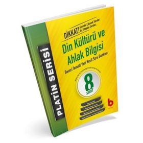 8. Sınıf LGS 1. Dönem Din Kültürü ve Ahlak Bilgisi Beceri Temelli Platin Soru Bankası-Basamak Yayınları