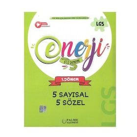 8. Sınıf LGS 1. Dönem Enerji 5'li Deneme Yeni - Palme Yayıncılık
