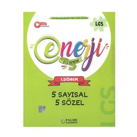 8. Sınıf LGS 1. Dönem Enerji 5'li Deneme Yeni - Palme Yayıncılık